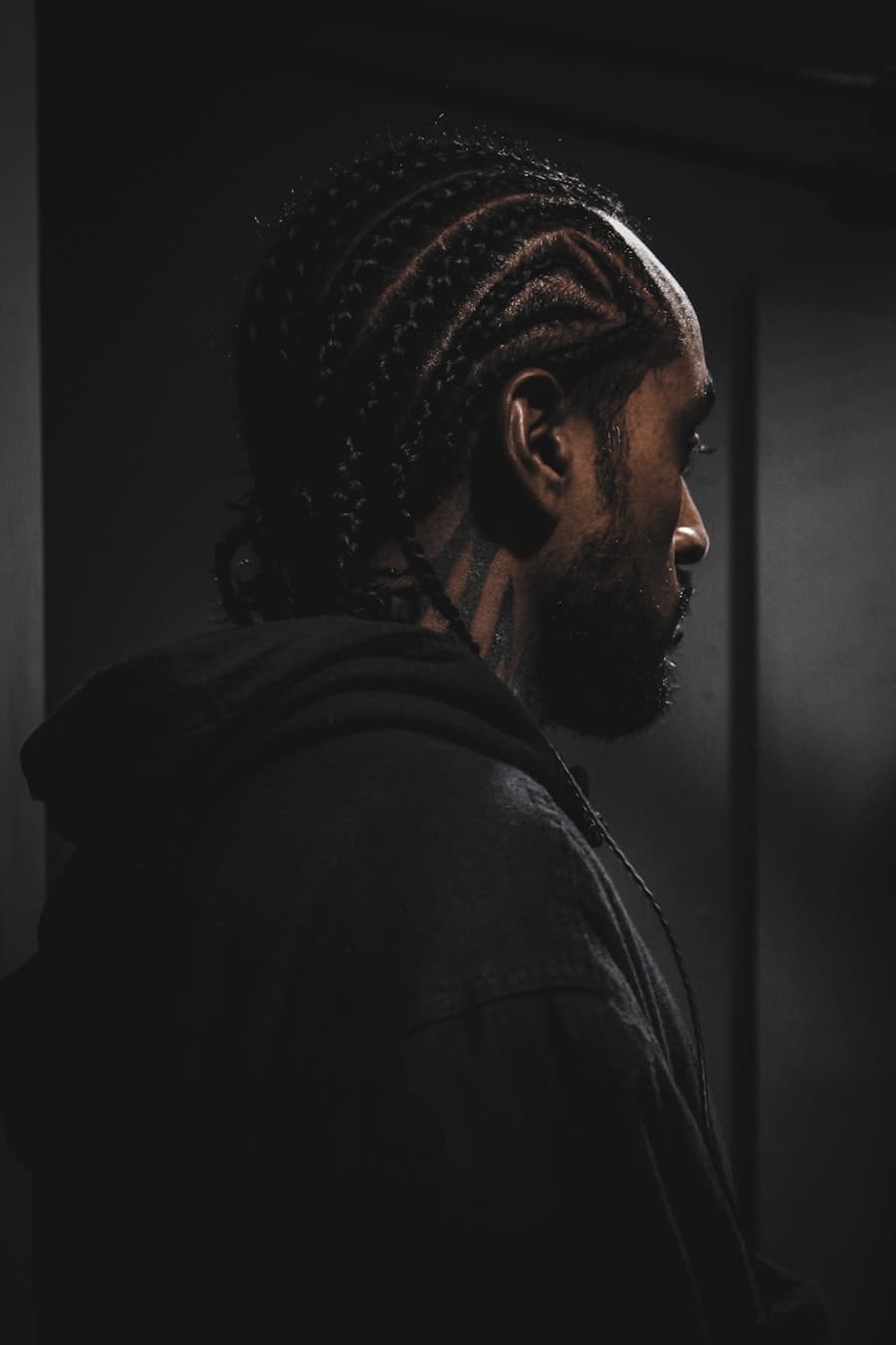 Oversize Siyah Hoodie
